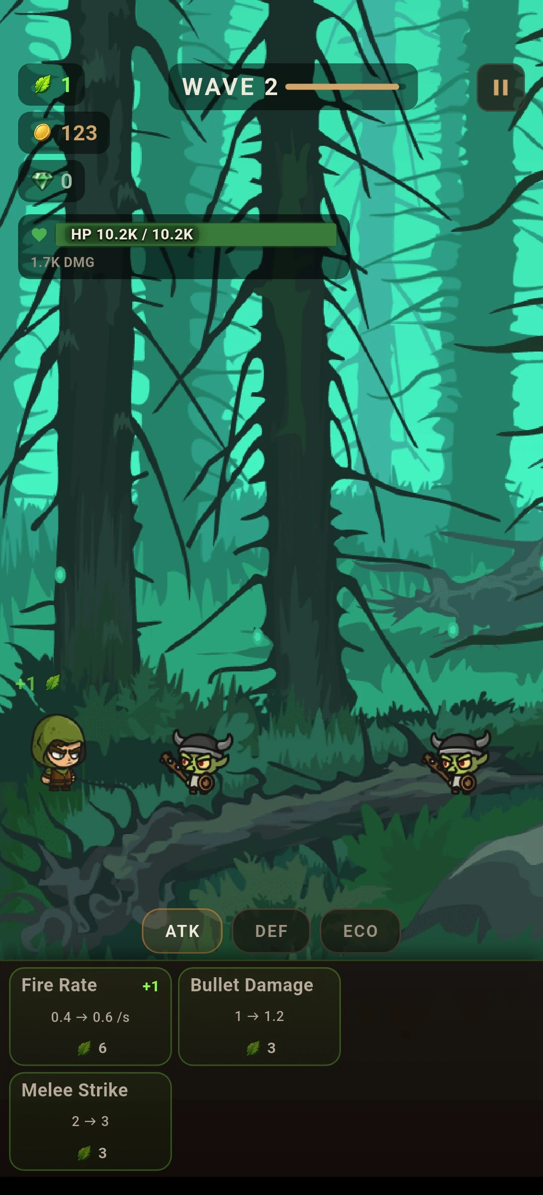 Idle Runner - AFK Defense RPG screenshot